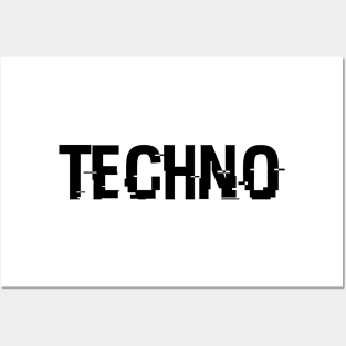 TECHNO Posters and Art